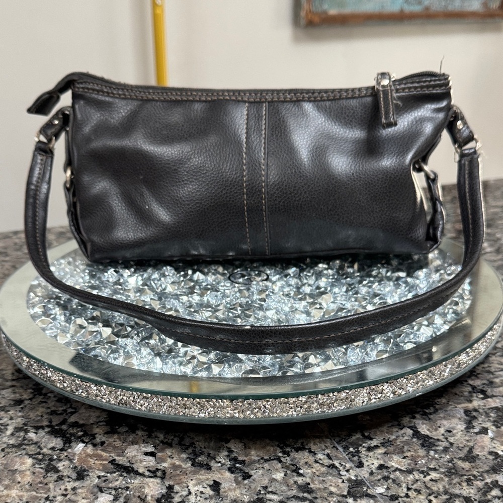 Relic Black Leather shoulder bag